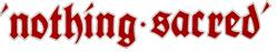 Nothing Sacred Logo